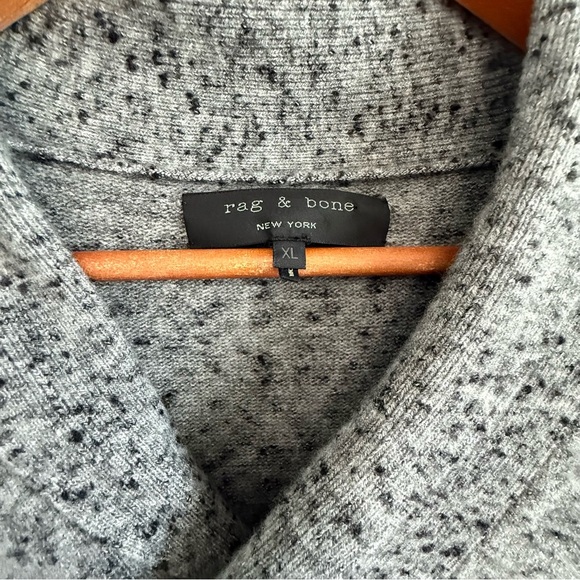 Rag & bone Shawl Collar Wool Blend Sweater Size XL‎ EUC - Picture 3 of 4